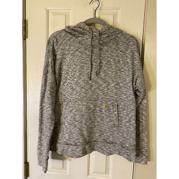 Carhartt Women's Gray Newberry Hoodie Size Medium - Picture 1 of 6